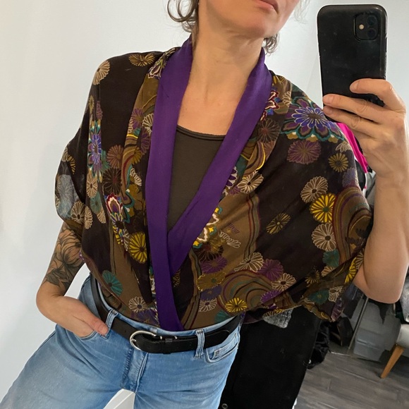 Kenzo VINTAGE Kimono RARE - Picture 2 of 10